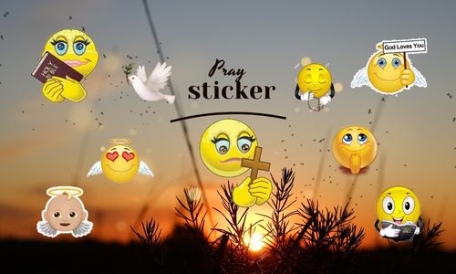 Pray sticker